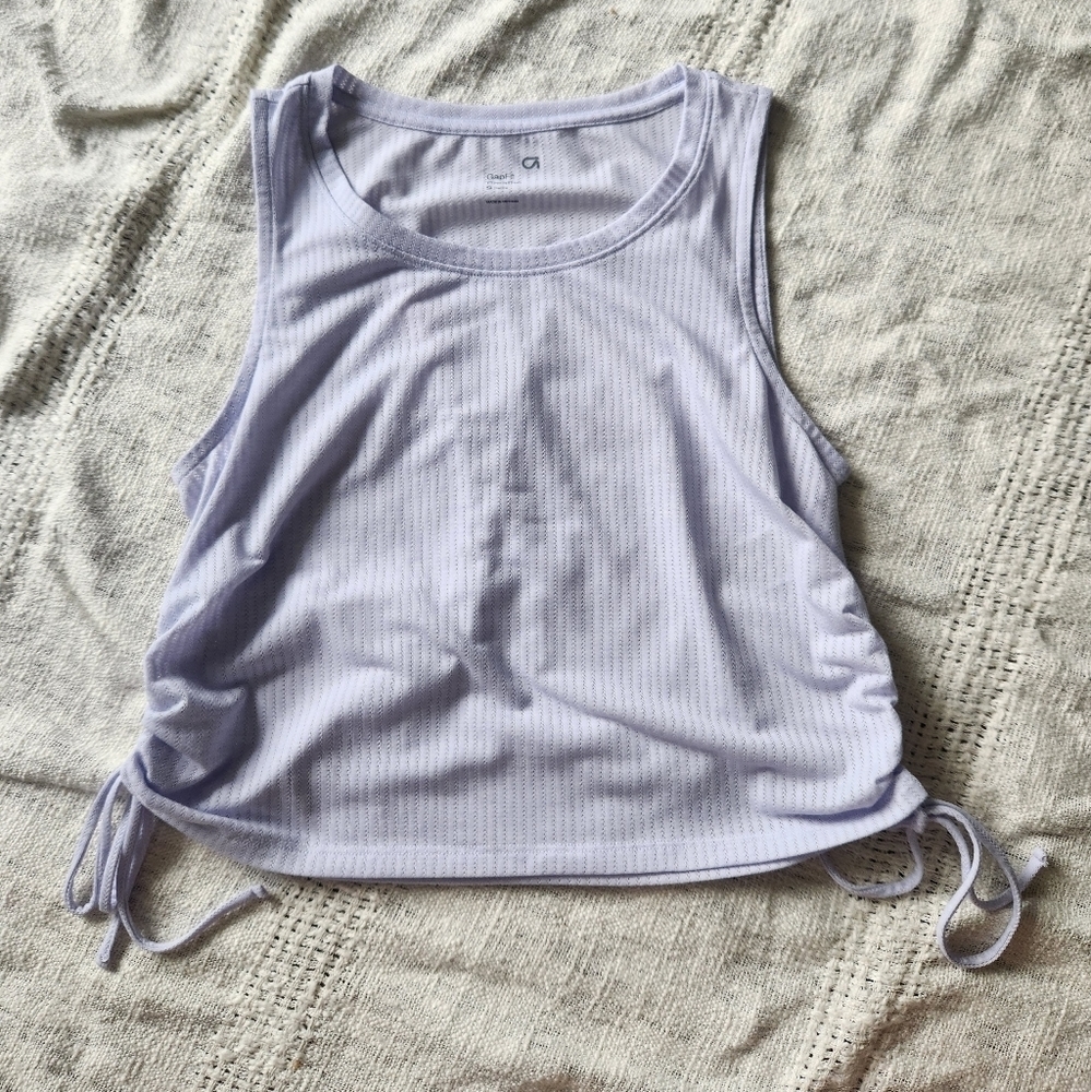 Gapfit Breathe Ruched Side Tank Top in S Petite - Picture 1 of 7